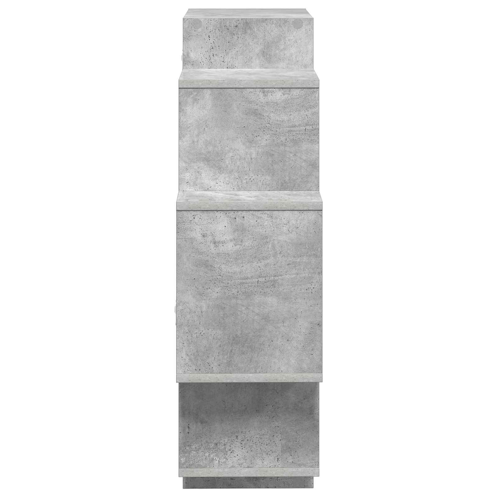 Polica na zidu Betonska siva 90 x 25 x 90 cm Konstruirano drvo
