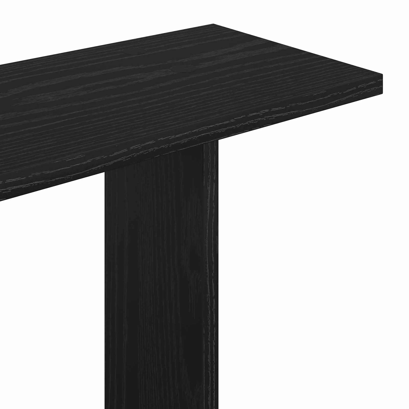 Polica na zidu Crni hrast 80 x 20 x 96 cm Konstruirano drvo