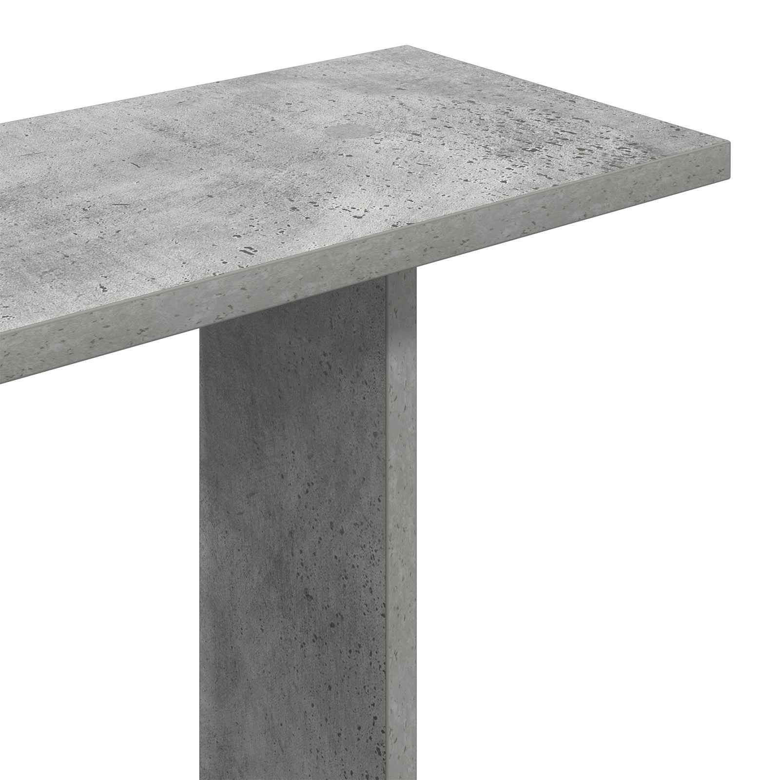 Polica na zidu Betonska siva 102 x 20 x 96 cm Konstruirano drvo