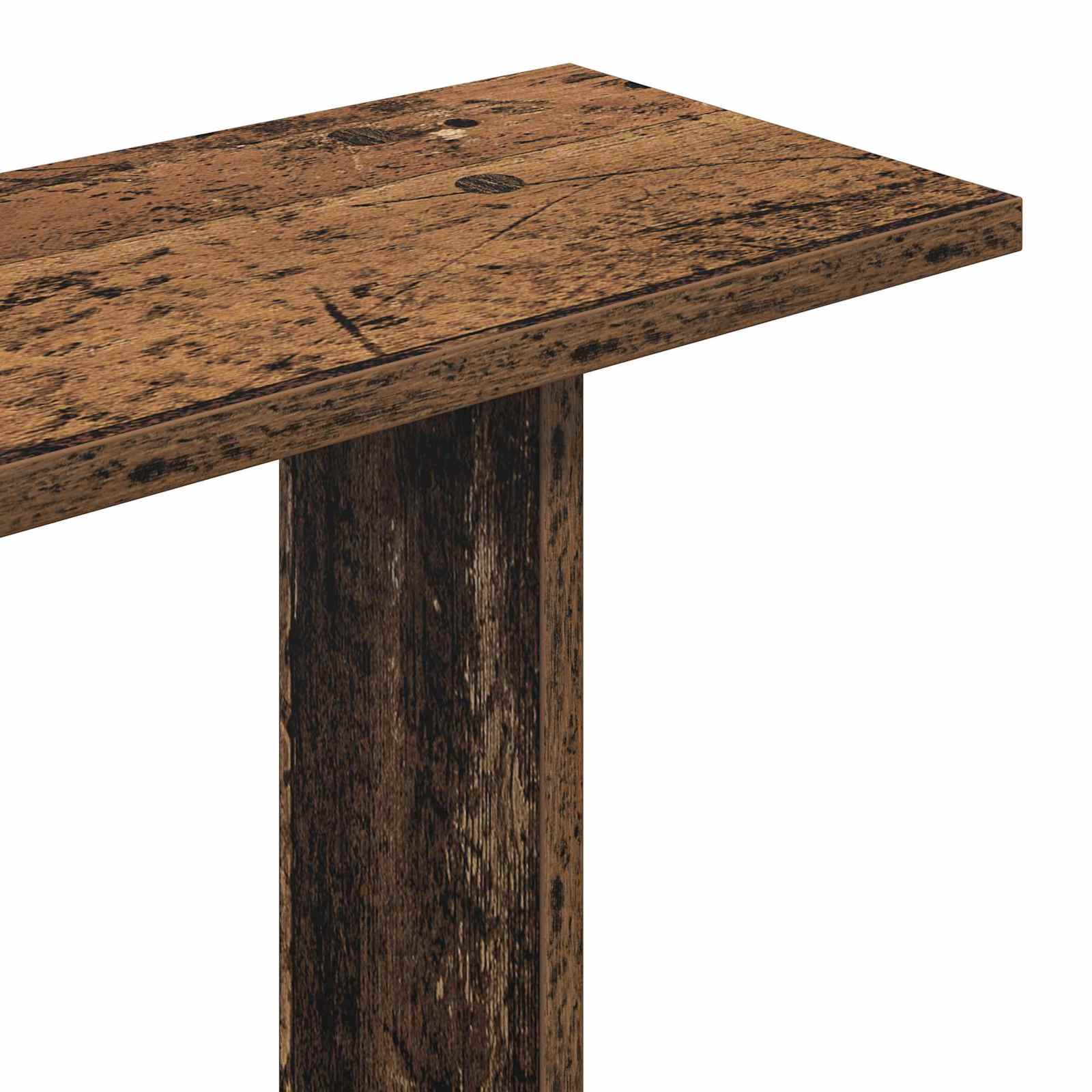 Polica na zidu Staro drvo 102 x 20 x 96 cm Konstruirano drvo