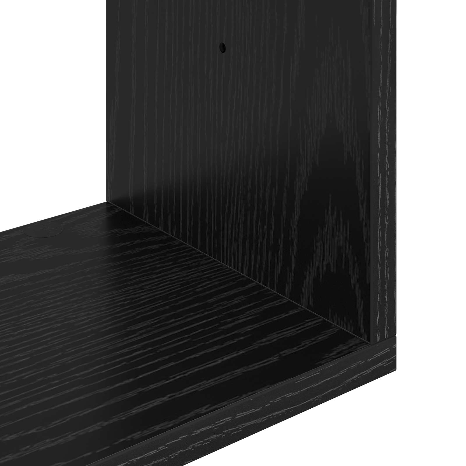 Polica na zidu Crni hrast 60 x 12 x 50,5 cm Konstruirano drvo