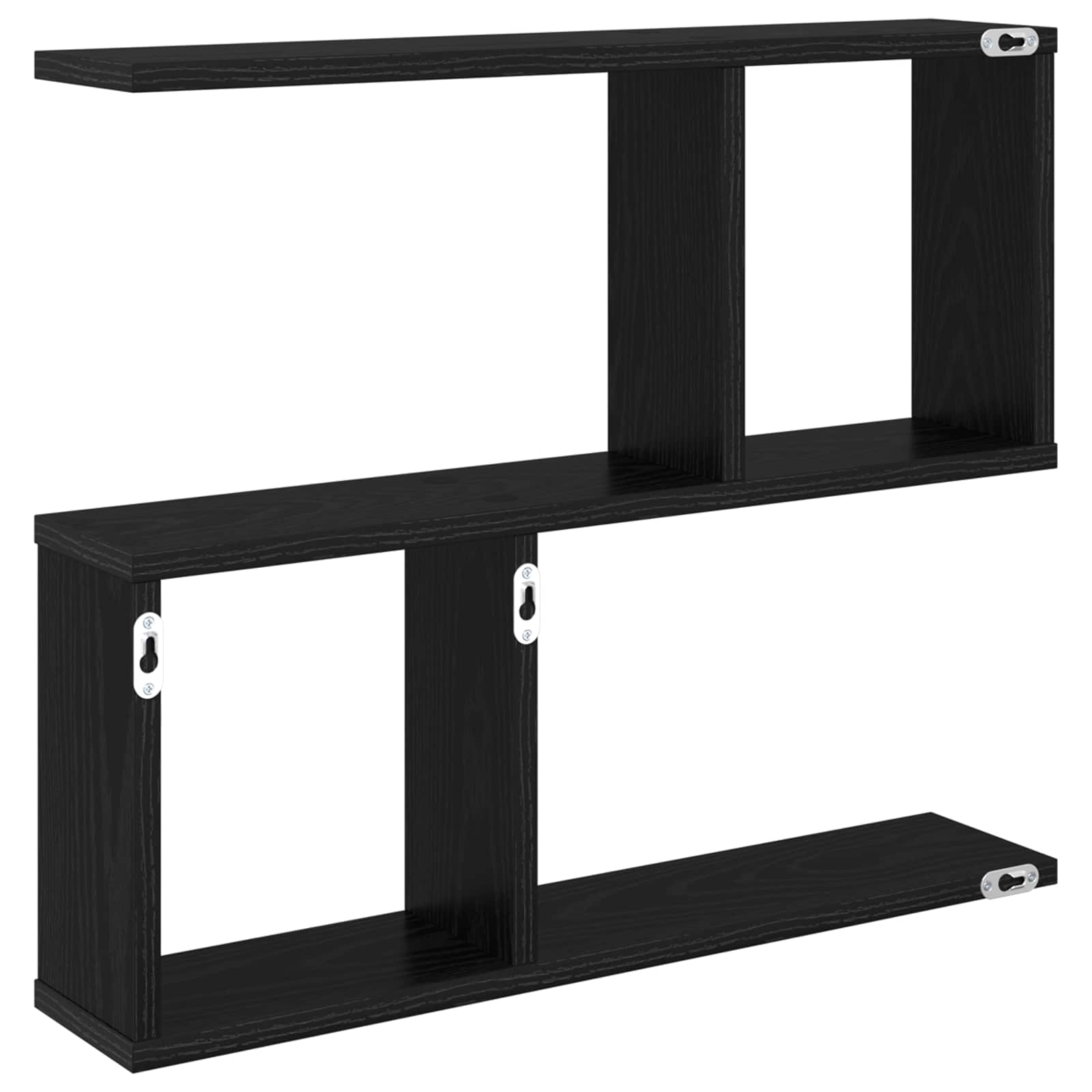 Polica na zidu Crni hrast 60 x 12 x 50,5 cm Konstruirano drvo