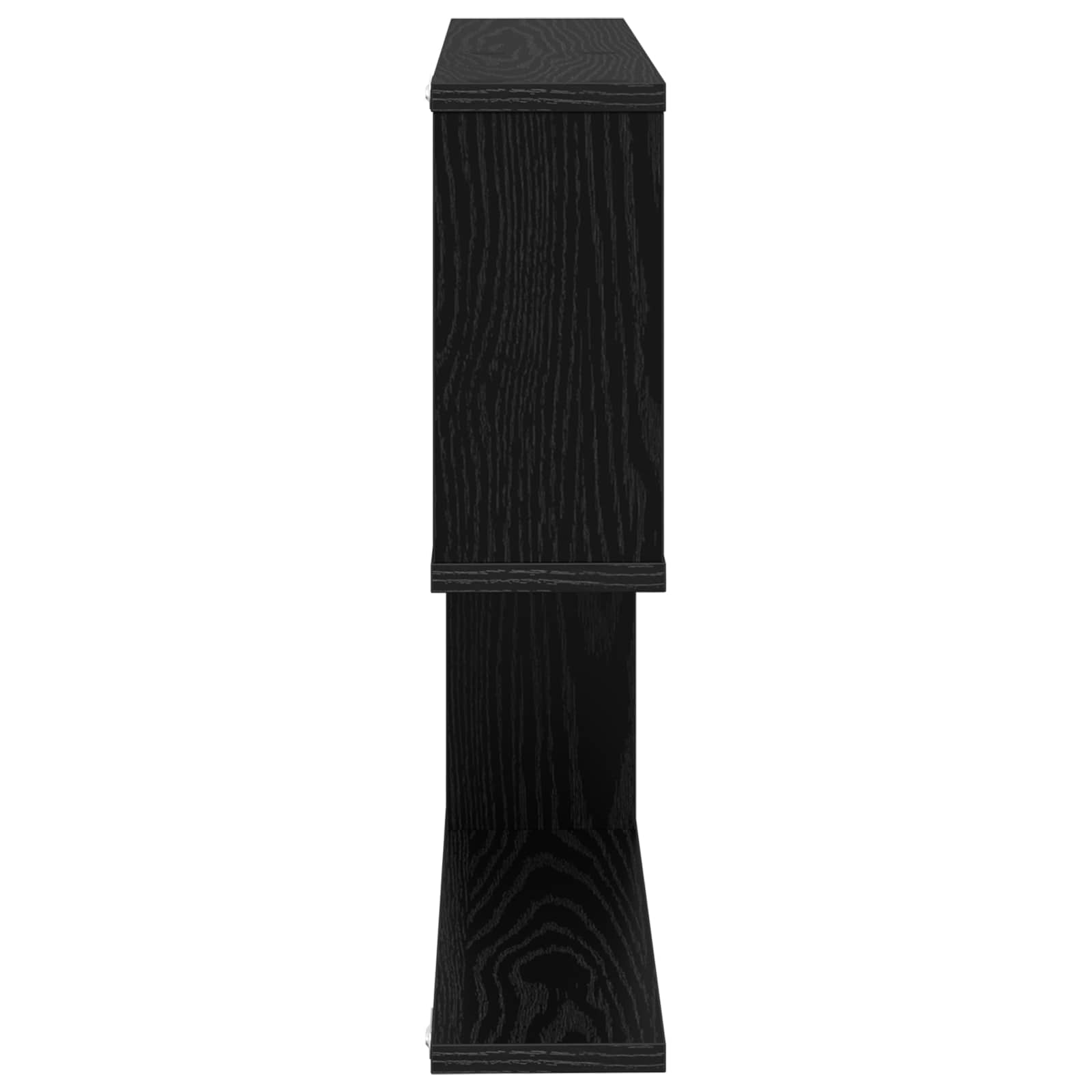 Polica na zidu Crni hrast 60 x 12 x 50,5 cm Konstruirano drvo