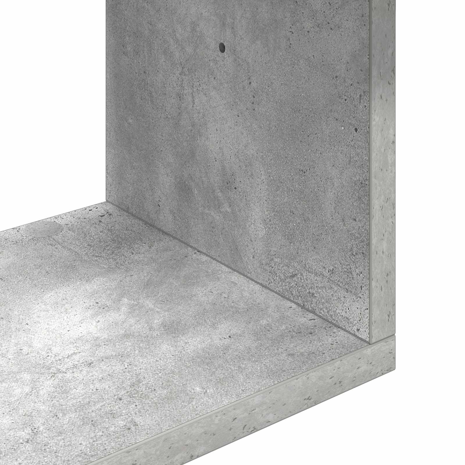 Polica na zidu Betonska siva 60 x 12 x 50,5 cm
