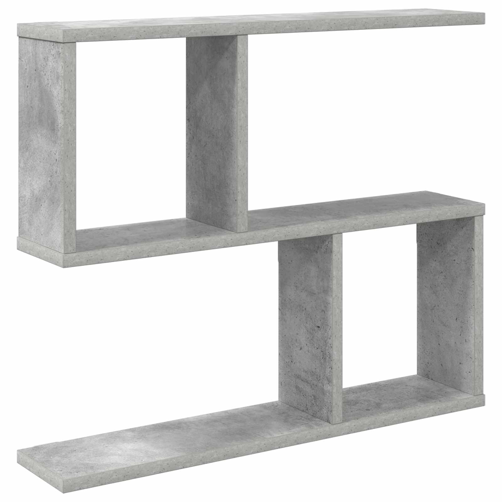 Polica na zidu Betonska siva 60 x 12 x 50,5 cm