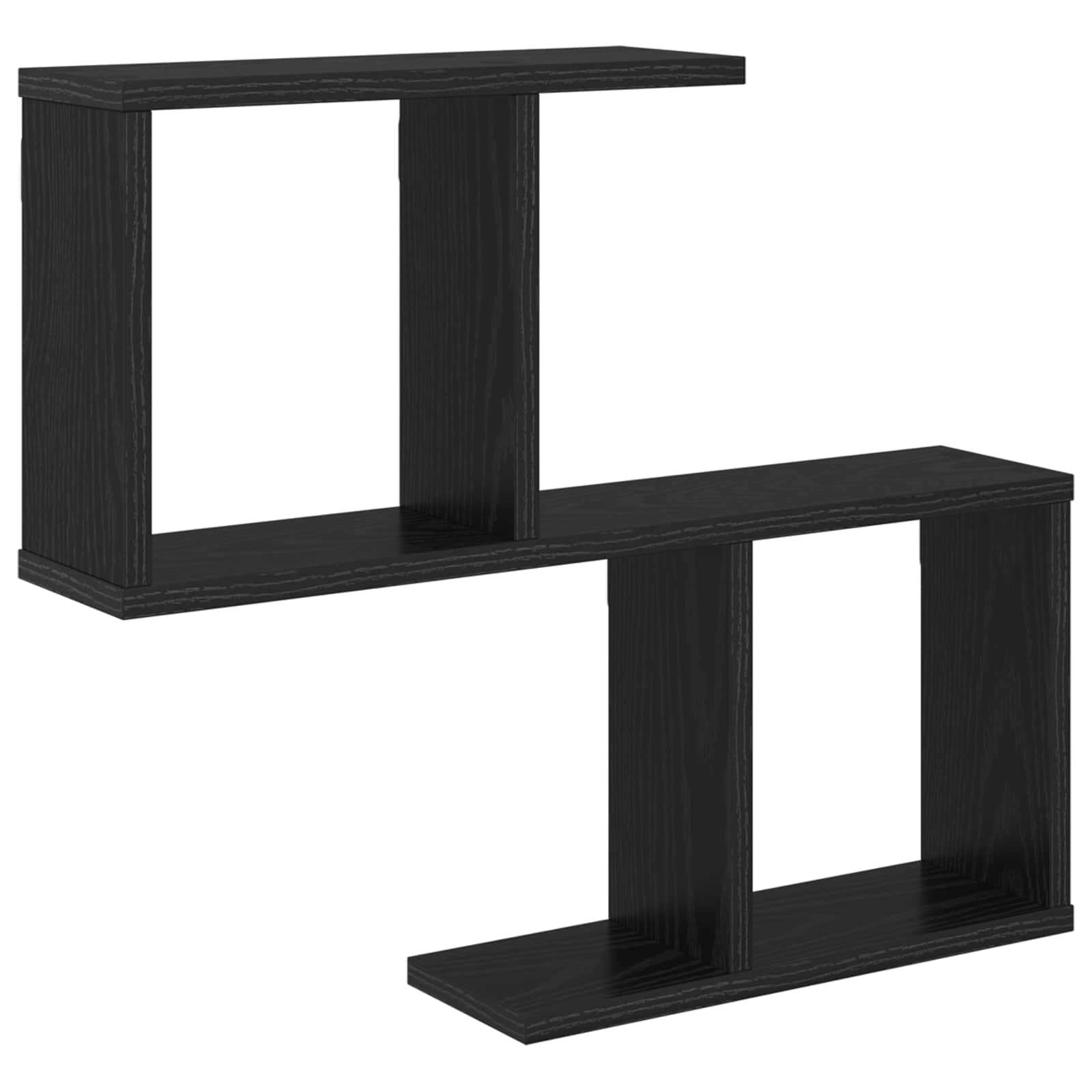 Polica na zidu Crni hrast 60 x 12 x 50,5 cm Konstruirano drvo