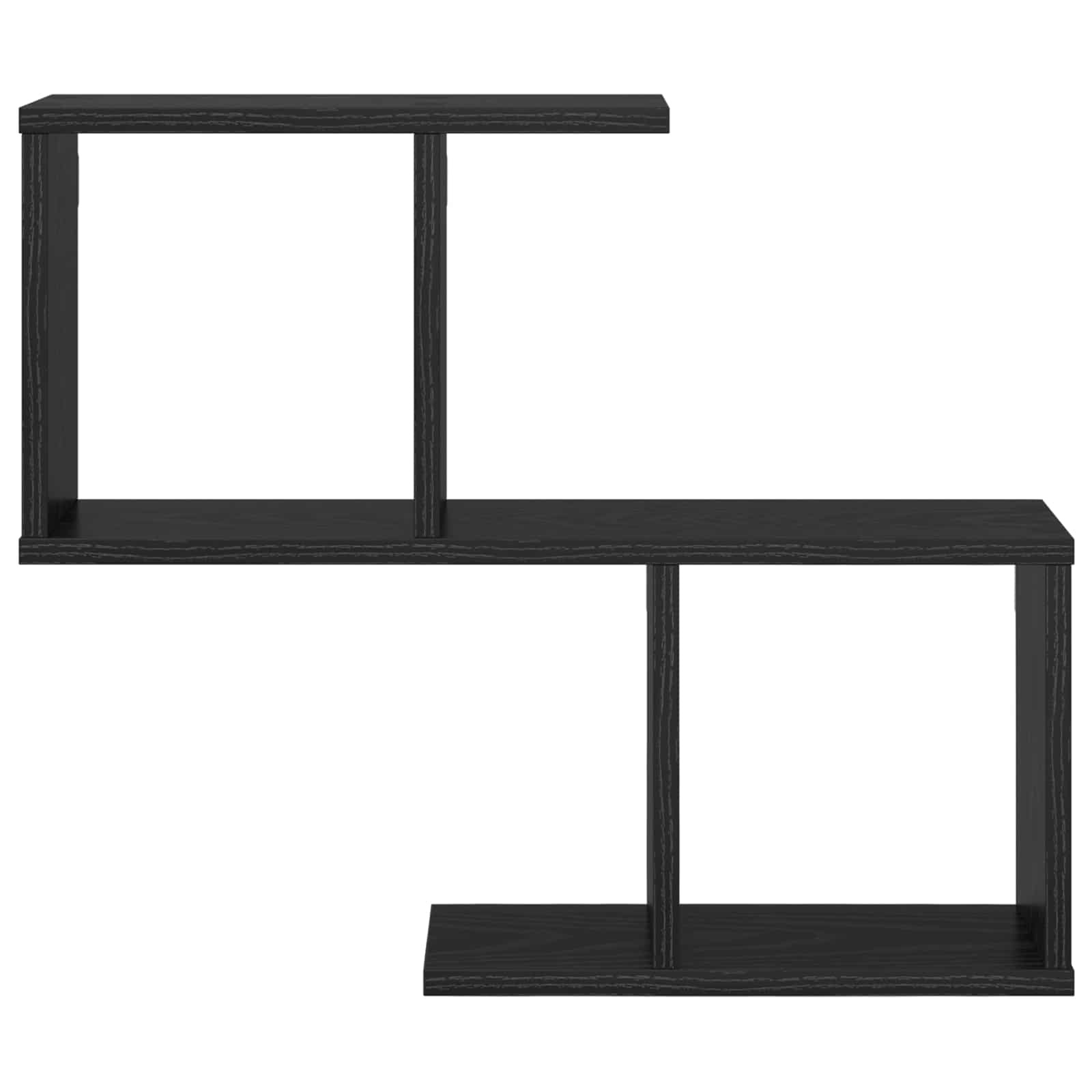 Polica na zidu Crni hrast 60 x 12 x 50,5 cm Konstruirano drvo