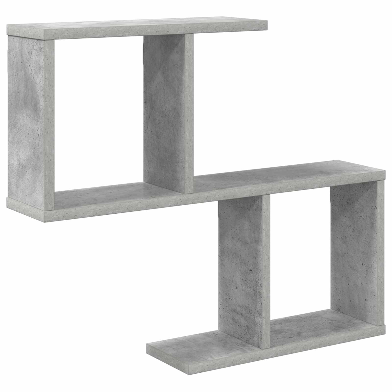 Polica na zidu Betonska siva 60 x 12 x 50,5 cm