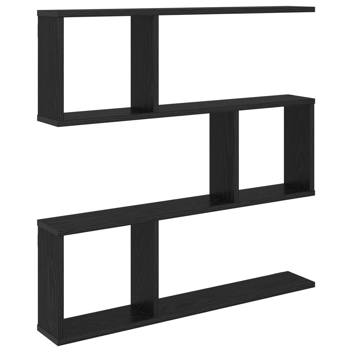 Polica na zidu Crni hrast 80 x 12 x 79,5 cm Konstruirano drvo