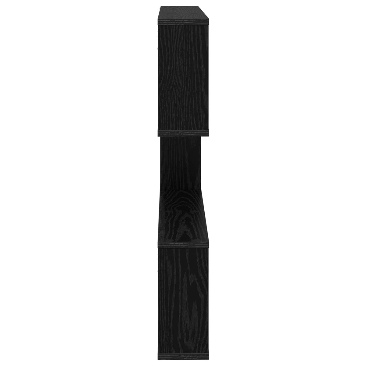 Polica na zidu Crni hrast 80 x 12 x 79,5 cm Konstruirano drvo