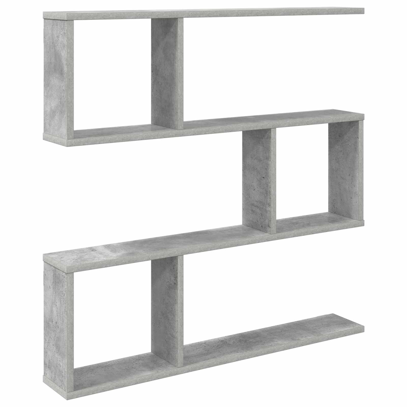 Polica na zidu Betonska siva 80 x 12 x 79,5 cm