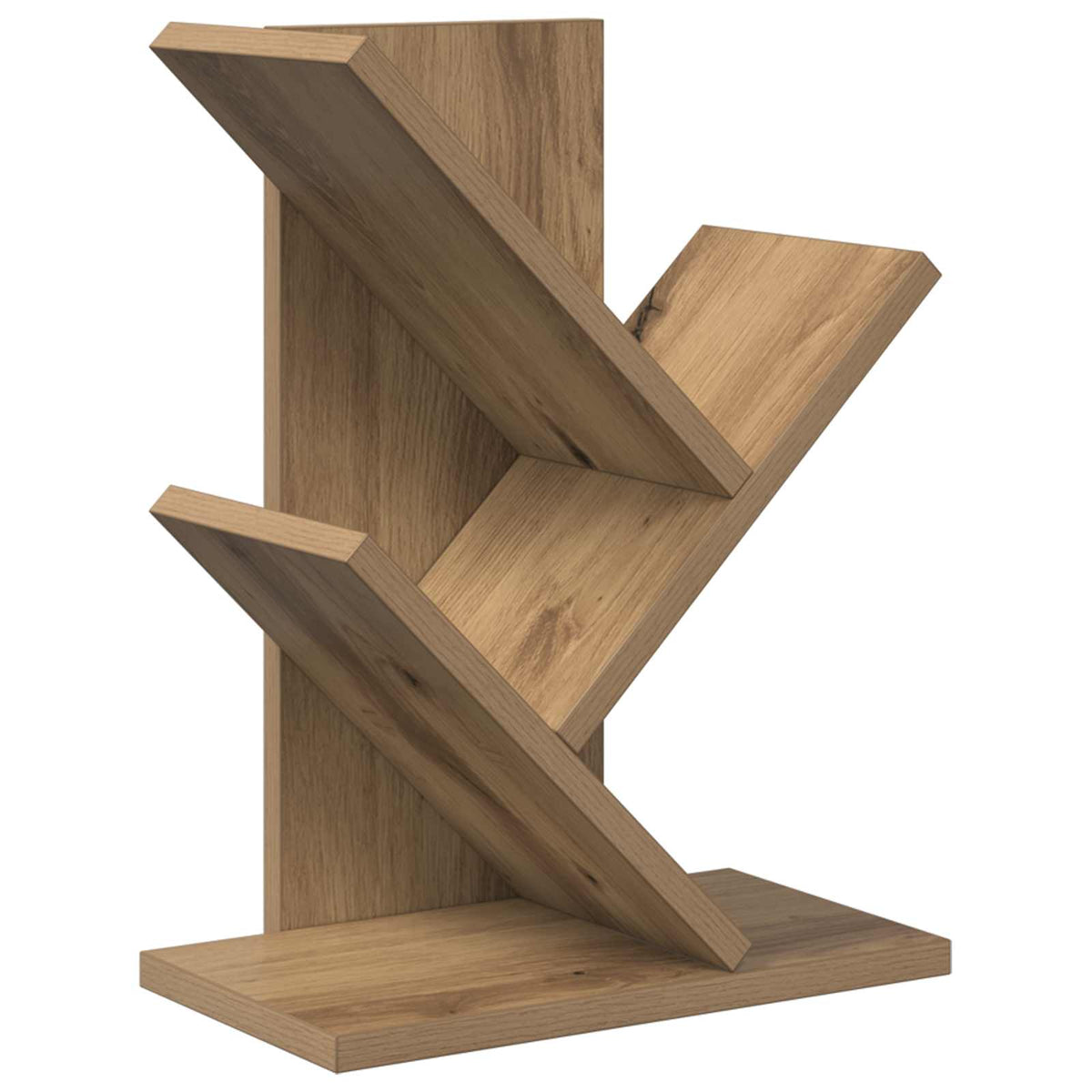 Polica za knjige s 3 etaže 30 x 18 x 40 cm Konstruirano drvo