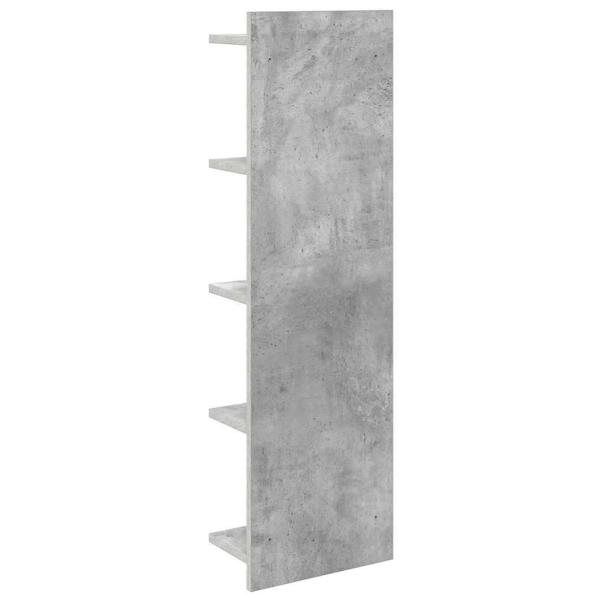 Polica na zidu 2 kom. Betonska siva 30 x 15 x 100 cm