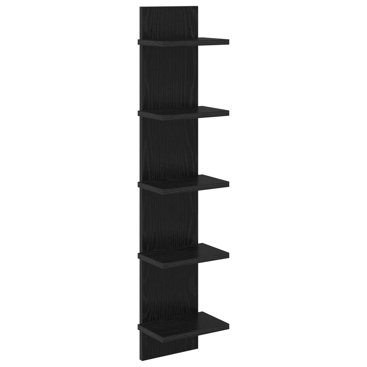 Polica na zidu Crni hrast 22 x 15 x 100 cm Konstruirano drvo