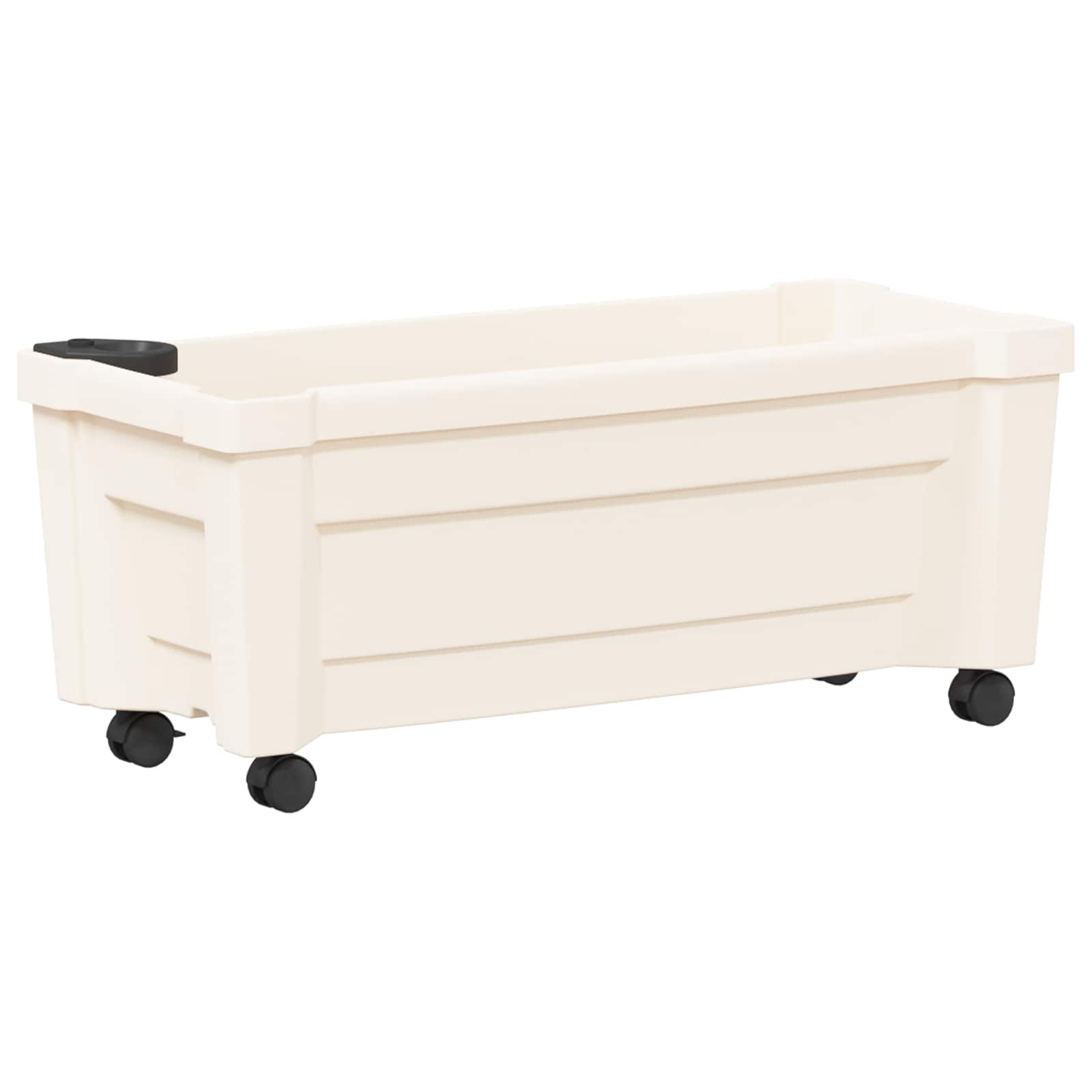 Calypso saksija s kotačima Bijela 79 x 35 x 33 cm PP