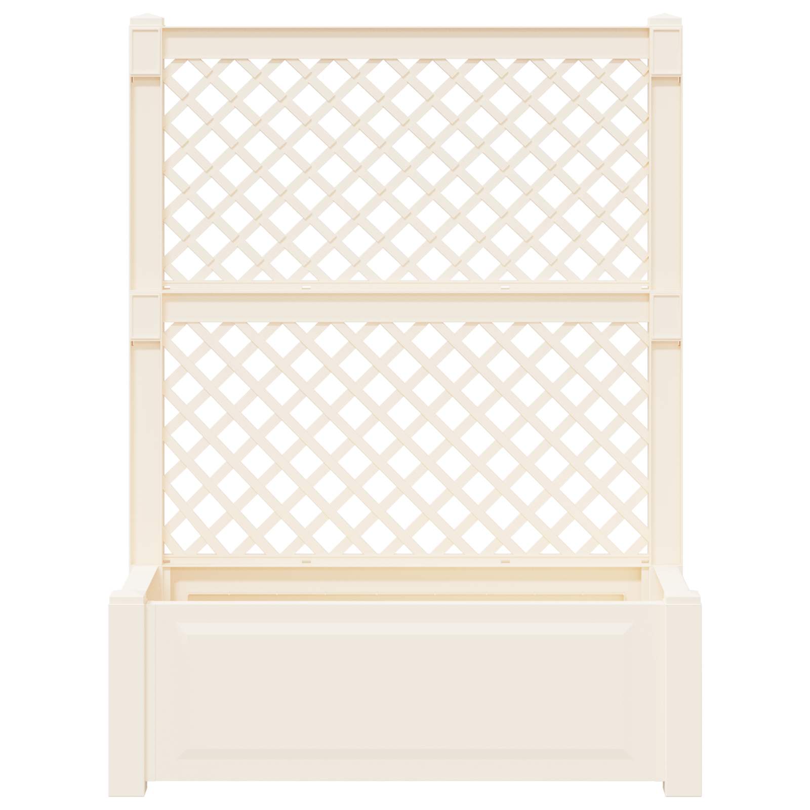 Velika s osvrtom 2 pcs Bijela 143 x 143 x 133,5 cm PP