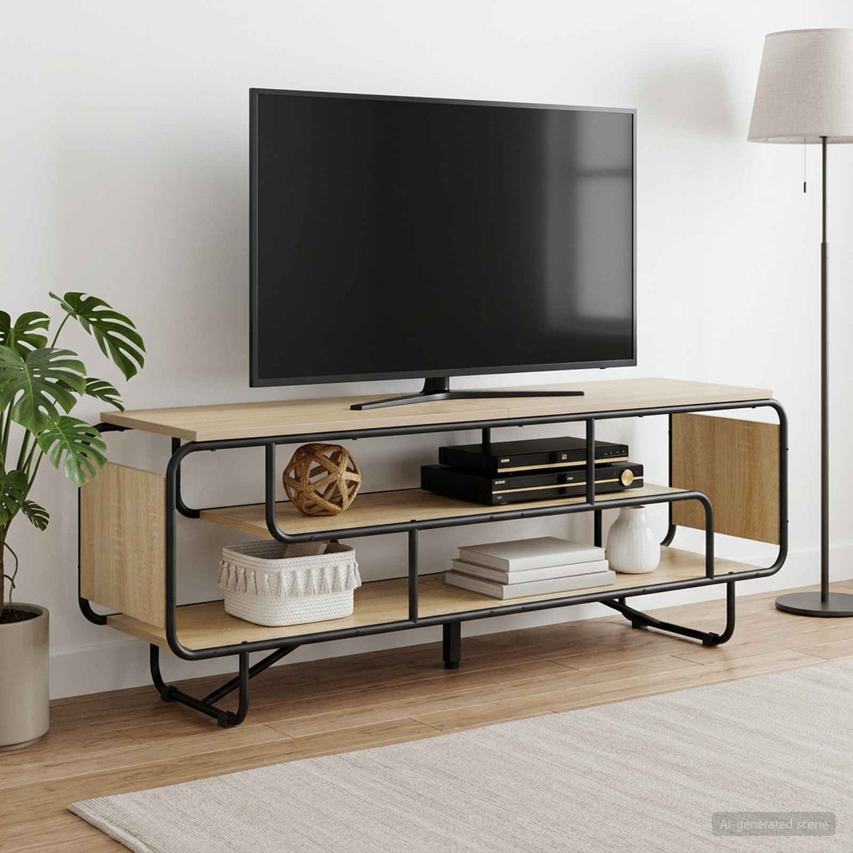 TV stalak 140 x 36 x 45 cm Hrast sonoma Konstruirano drvo