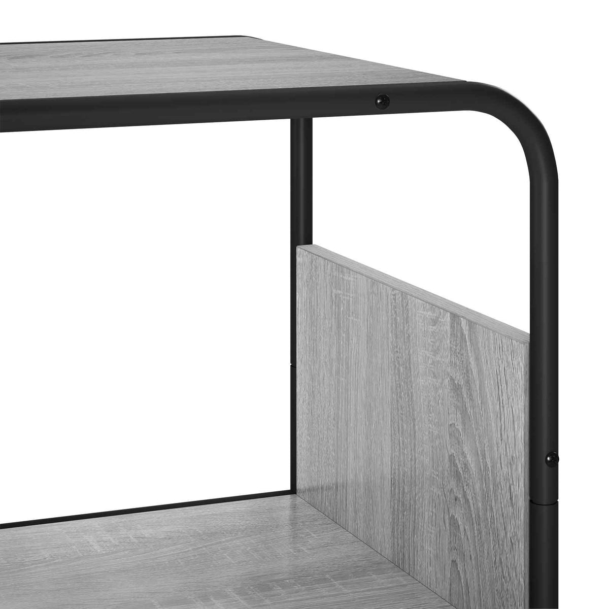 Visoka komoda Siva Sonoma Prerađeno drvo 80 x 37.5 x 144 cm