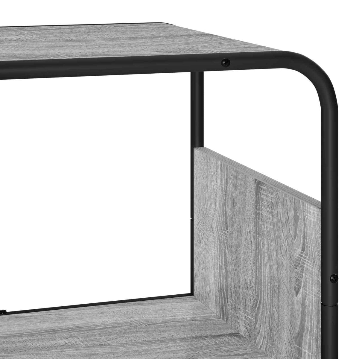 Visoka komoda Siva Sonoma Prerađeno drvo 93,5 x 37,5 x 144 cm