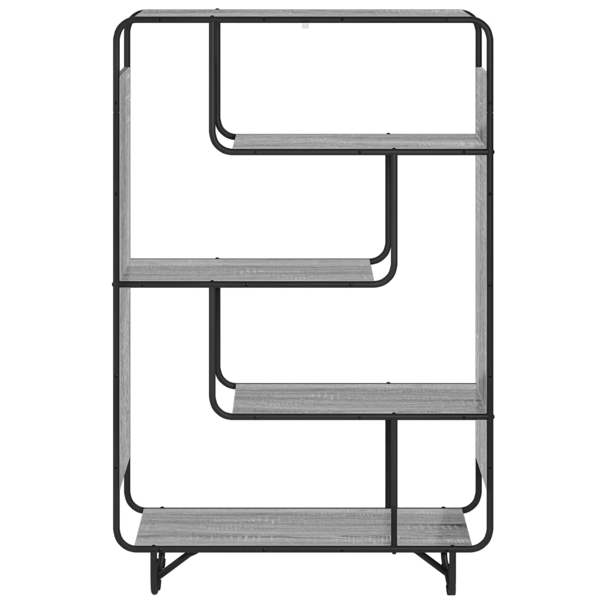 Visoka komoda Siva Sonoma Prerađeno drvo 93,5 x 37,5 x 144 cm