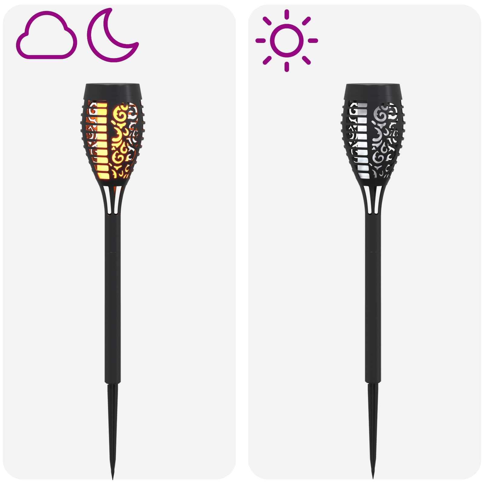 Solarna svjetla za vanjsku upotrebu s tlošcem 12 pcs 47,5 cm