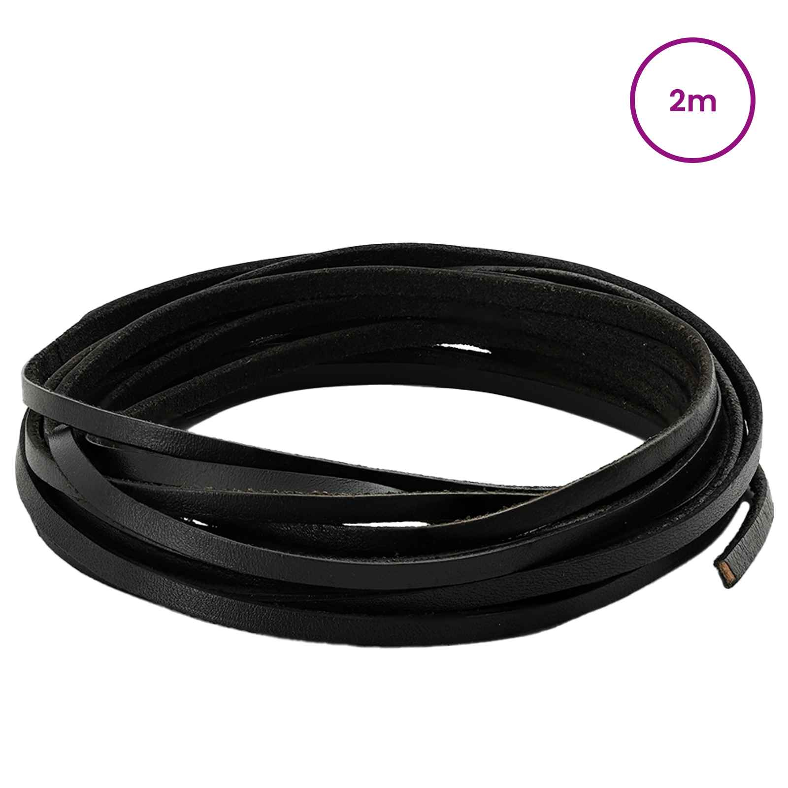 Kožni Remen Crna 200 x 0,3 cm Koža
