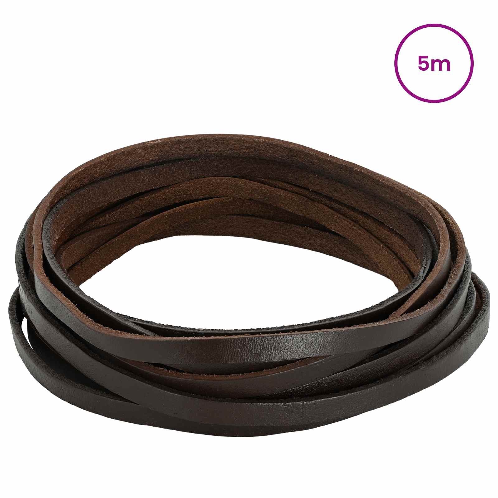 Kožni Remen Tamno smeđa 500 x 0,8 cm Koža