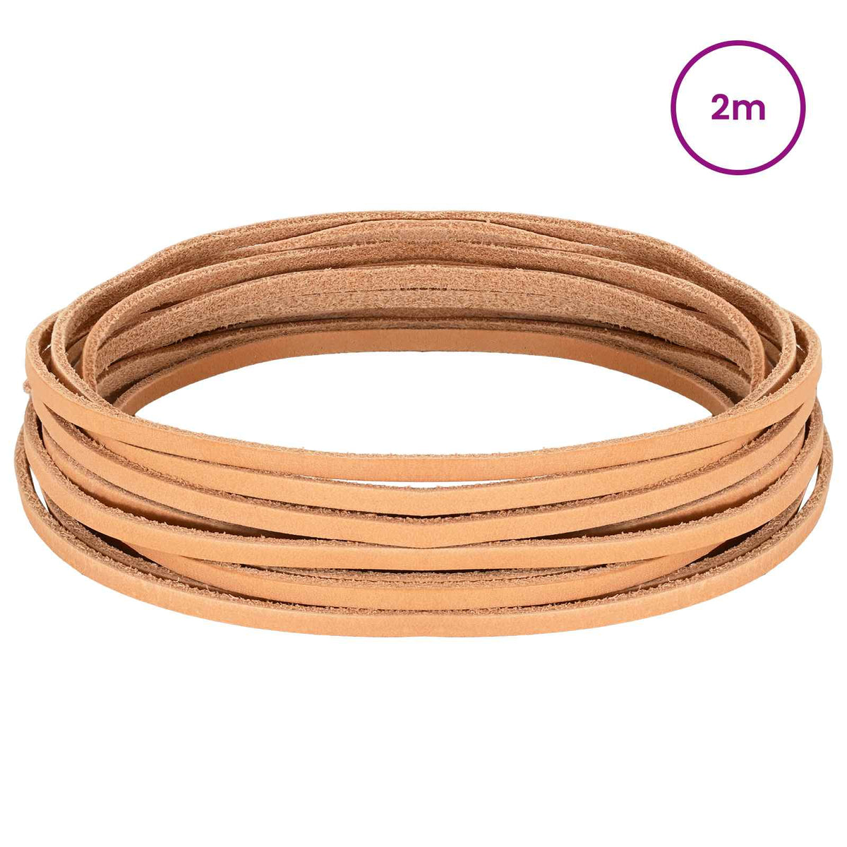 Kožni Remen Svijetlosmeđa 200 x 0,3 cm Koža