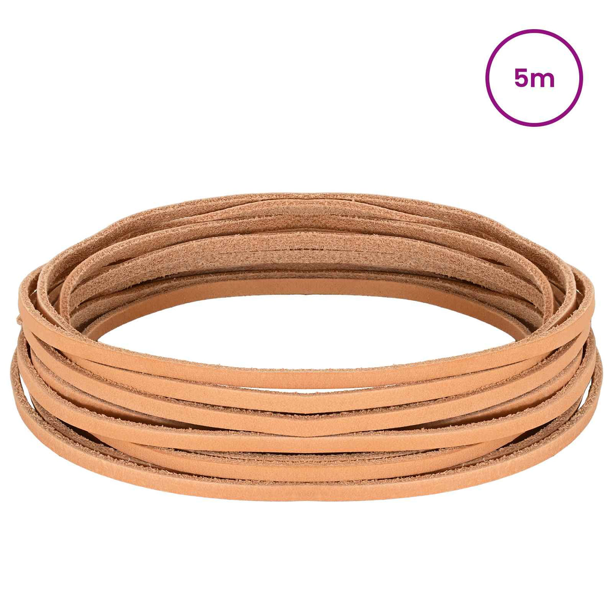 Kožni Remen Svijetlosmeđa 500 x 0,4 cm Koža