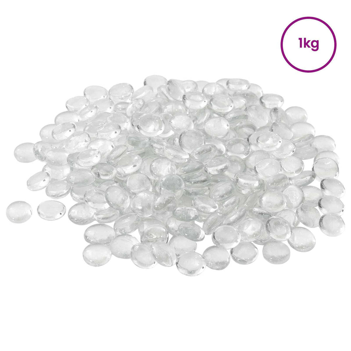 Stakleni nugget 17-19 mm *Transparent*an Stakl