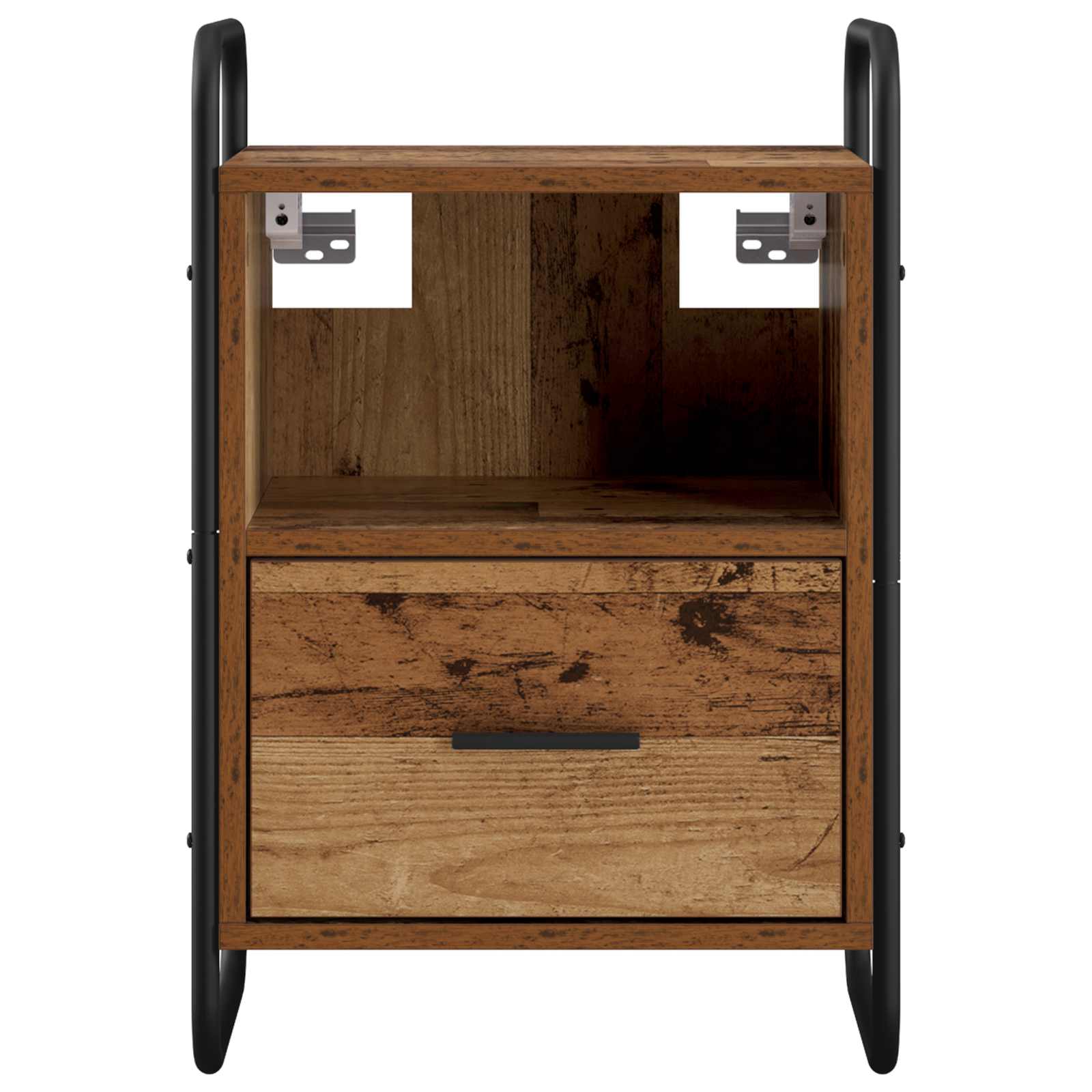 Viseći Noćni Ormar Staro drvo 40 x 30 x 60 cm Konstruirano drvo