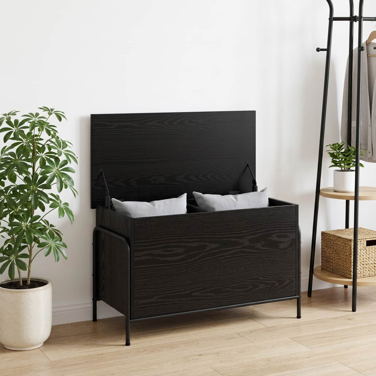 Kutija za spremanje Crni hrast 80 x 40 x 49,5 cm