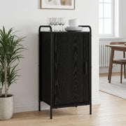 Kreveta Crni hrast 97 x 33 x 81 cm Konstruirano drvo