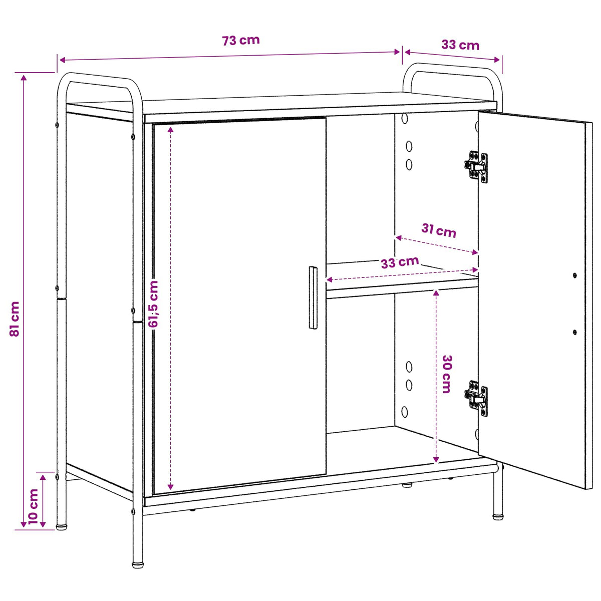 Kreveta Crni hrast 97 x 33 x 81 cm Konstruirano drvo