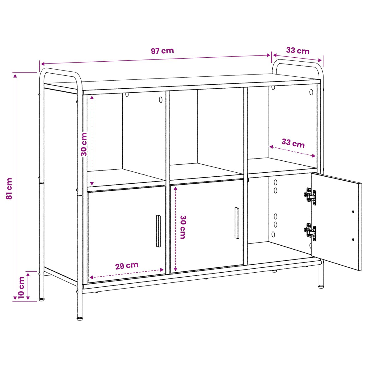 Kreveta Crni hrast 97 x 33 x 81 cm Konstruirano drvo