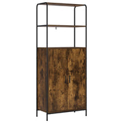 Highboard Dimljeni hrast 40 x 33 x 161 cm Konstruirano drvo