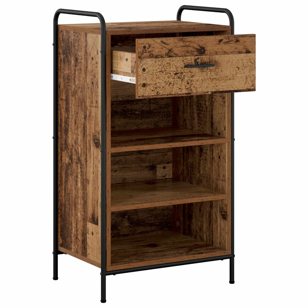 Ormar za cipele 51 x 36,5 x 93 cm Konstruirano drvo Staro drvo