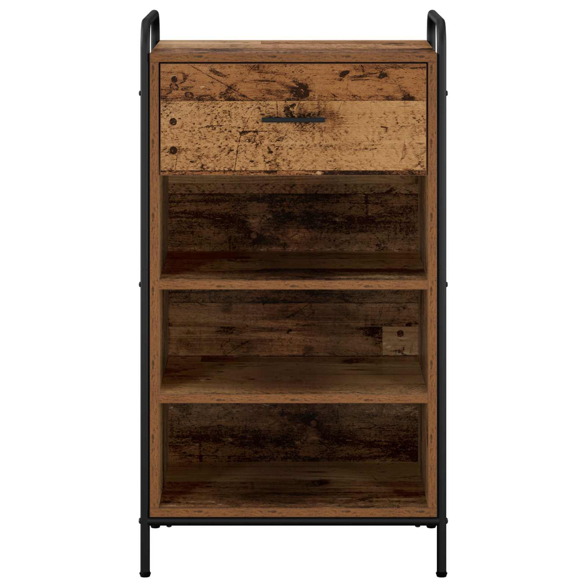 Ormar za cipele 51 x 36,5 x 93 cm Konstruirano drvo Staro drvo