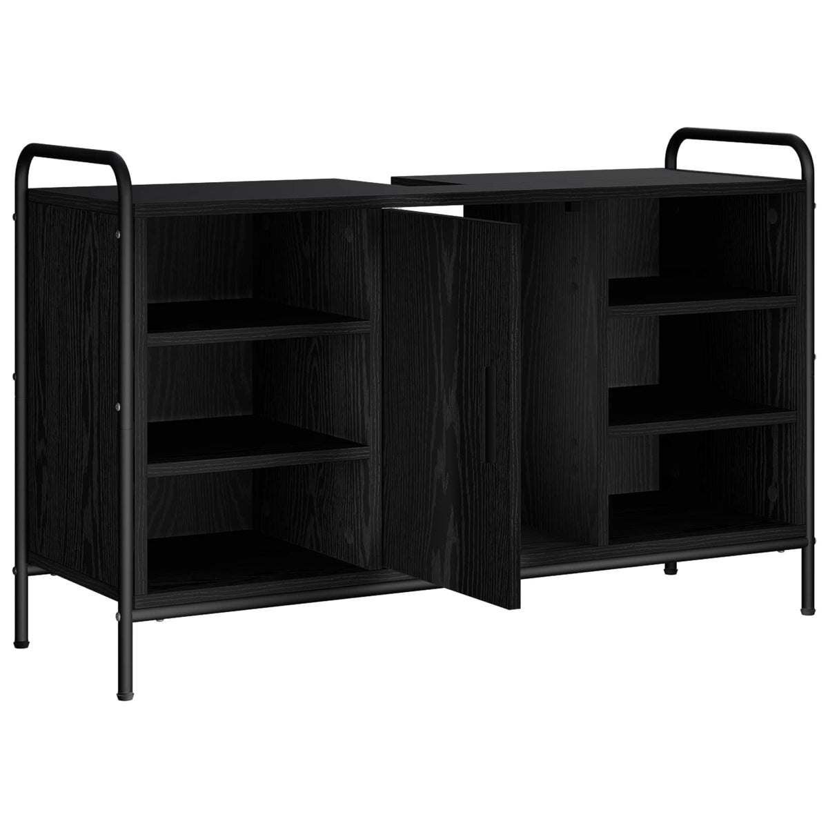 Kupaonski ormar Crni hrast 95 x 34 x 61 cm Konstruirano drvo