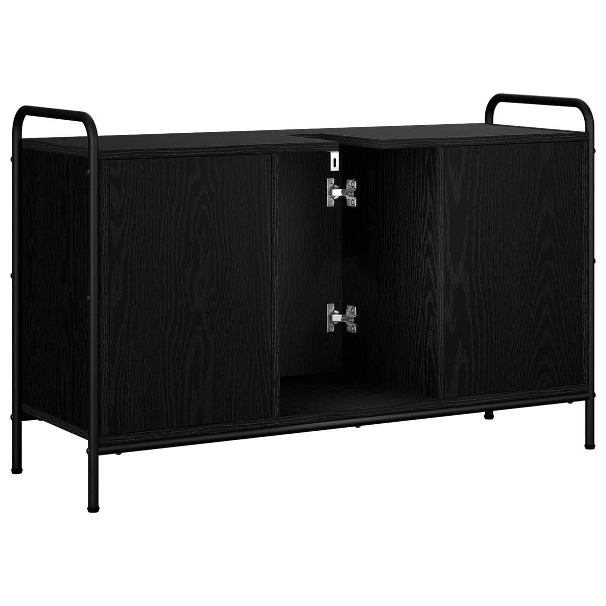 Kupaonski ormar Crni hrast 95 x 34 x 61 cm Konstruirano drvo