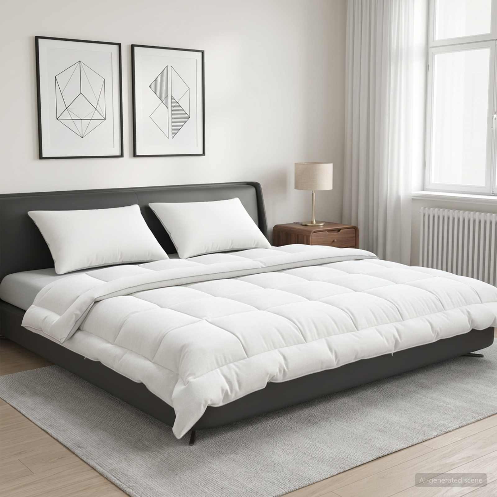 Poplun TRIER 200x200 cm Ljeto 140 GSM 100% australska vuna