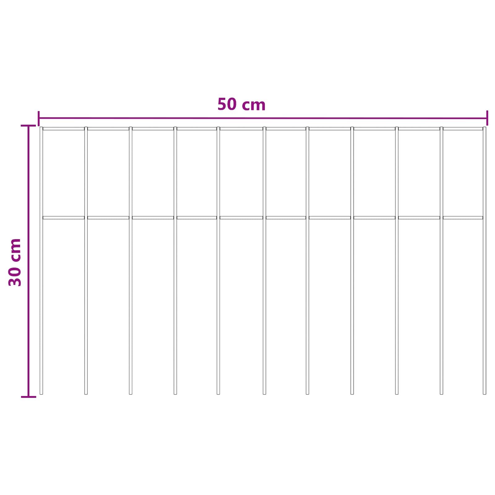 Panel vrtne ograde 24 pcs Pocinčani čelik Srebrna