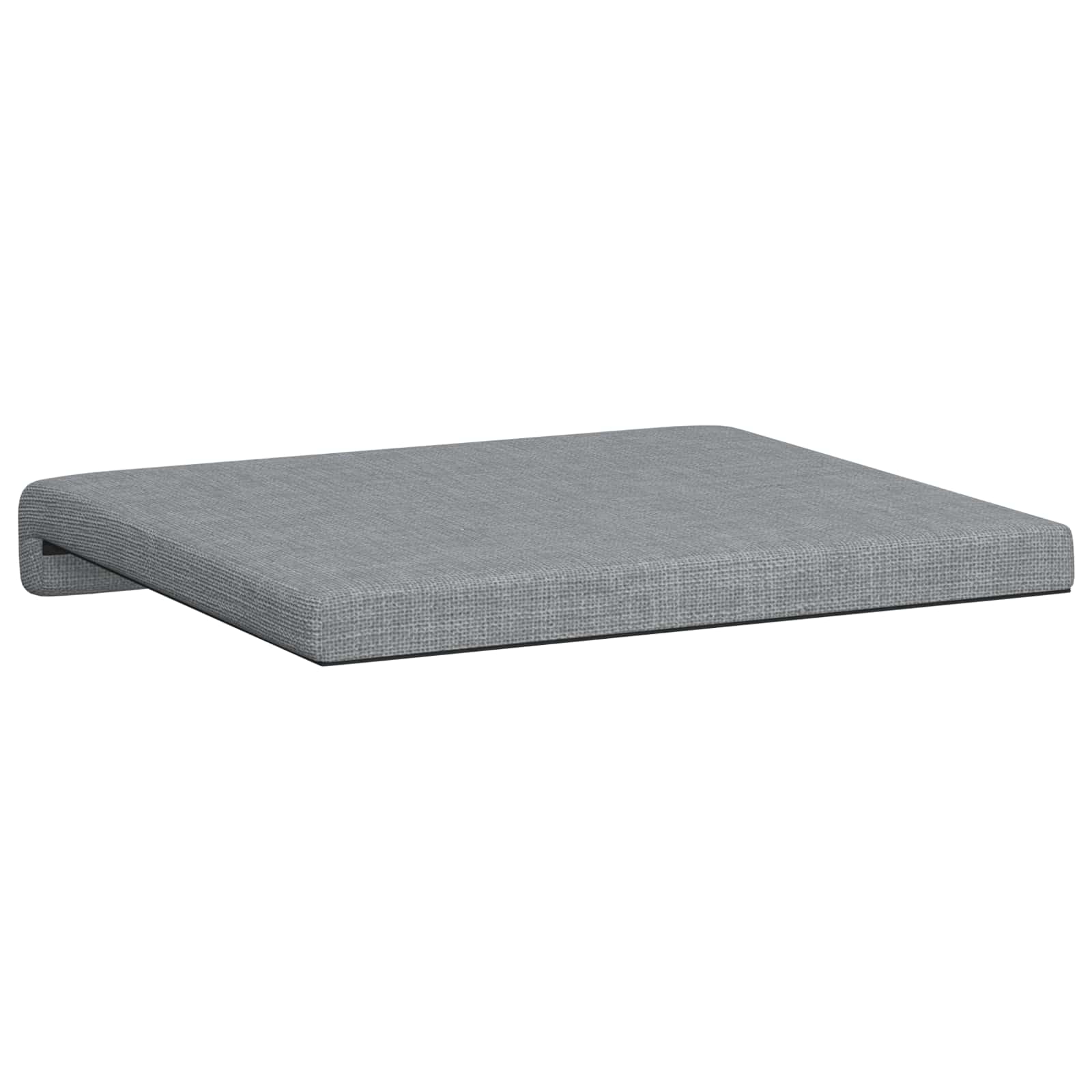 Jastučić za klupu 2 kom. Tkanina Svjetlosiva Dubina 35 cm