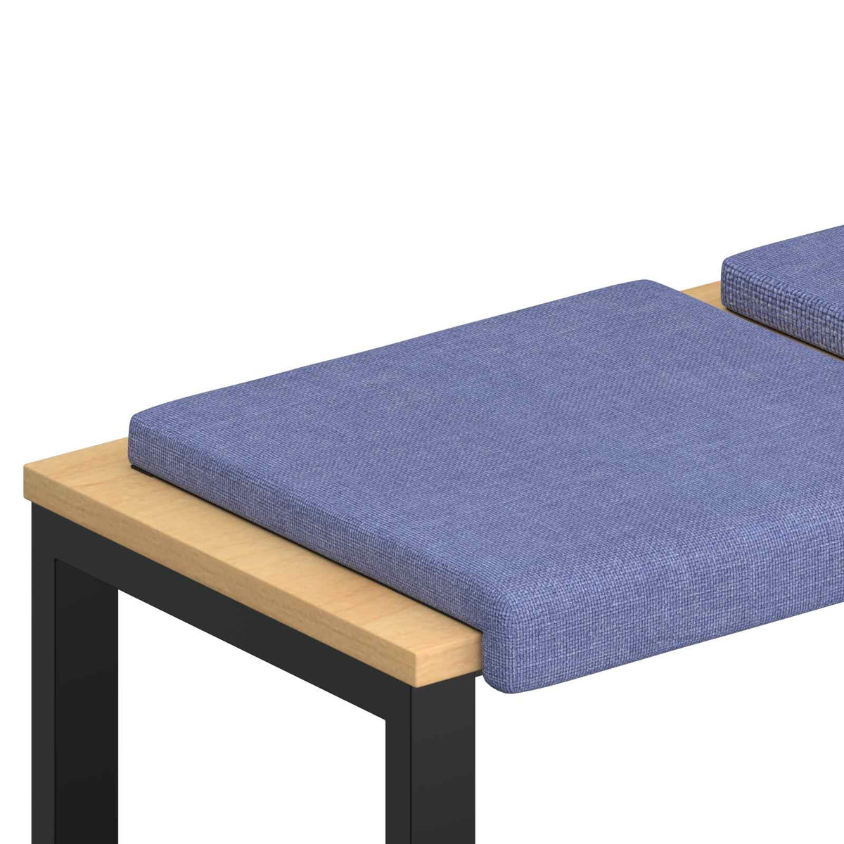 Jastučić za klupu 2 kom. Tkanina Traper plava Dubina 35 cm
