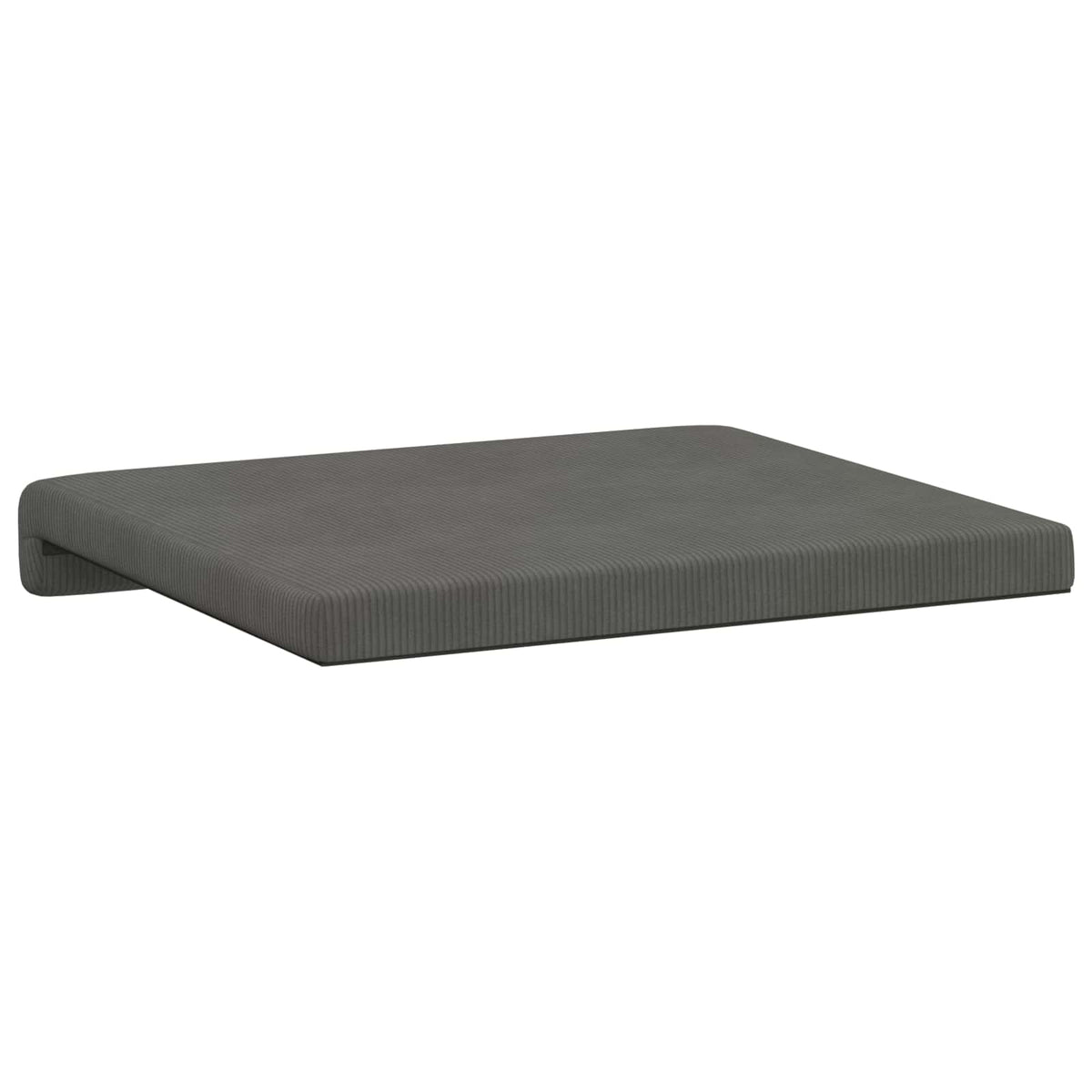 Jastučić za klupu 2 kom. Kord Tamnosiva Dubina 35 cm