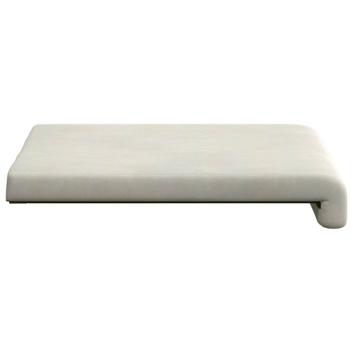 Jastučić za klupu 4 kom. Baršun Krem Dubina 35 cm