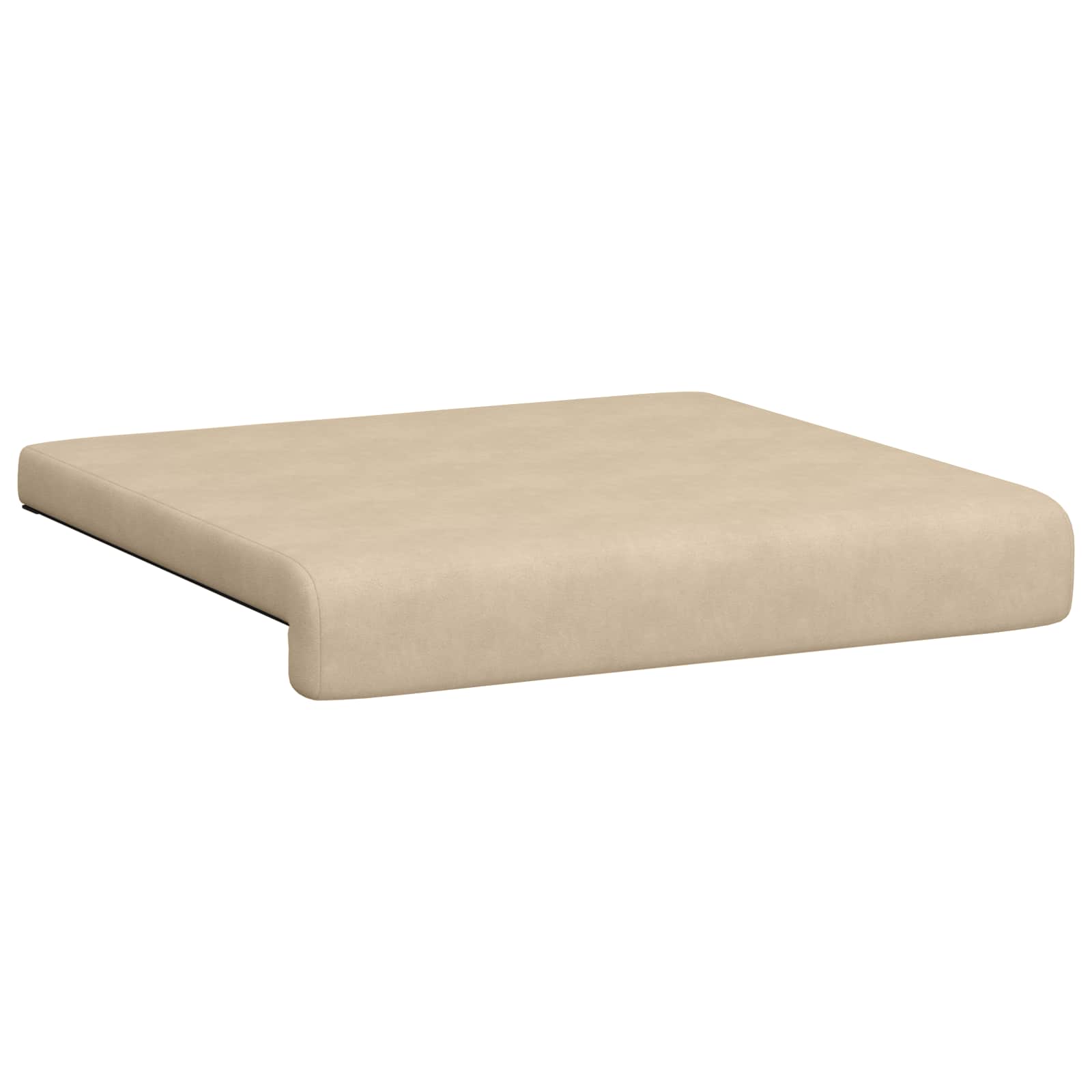 Jastučić za klupu 4 kom. Mikrovlakna Krem Dubina 35 cm