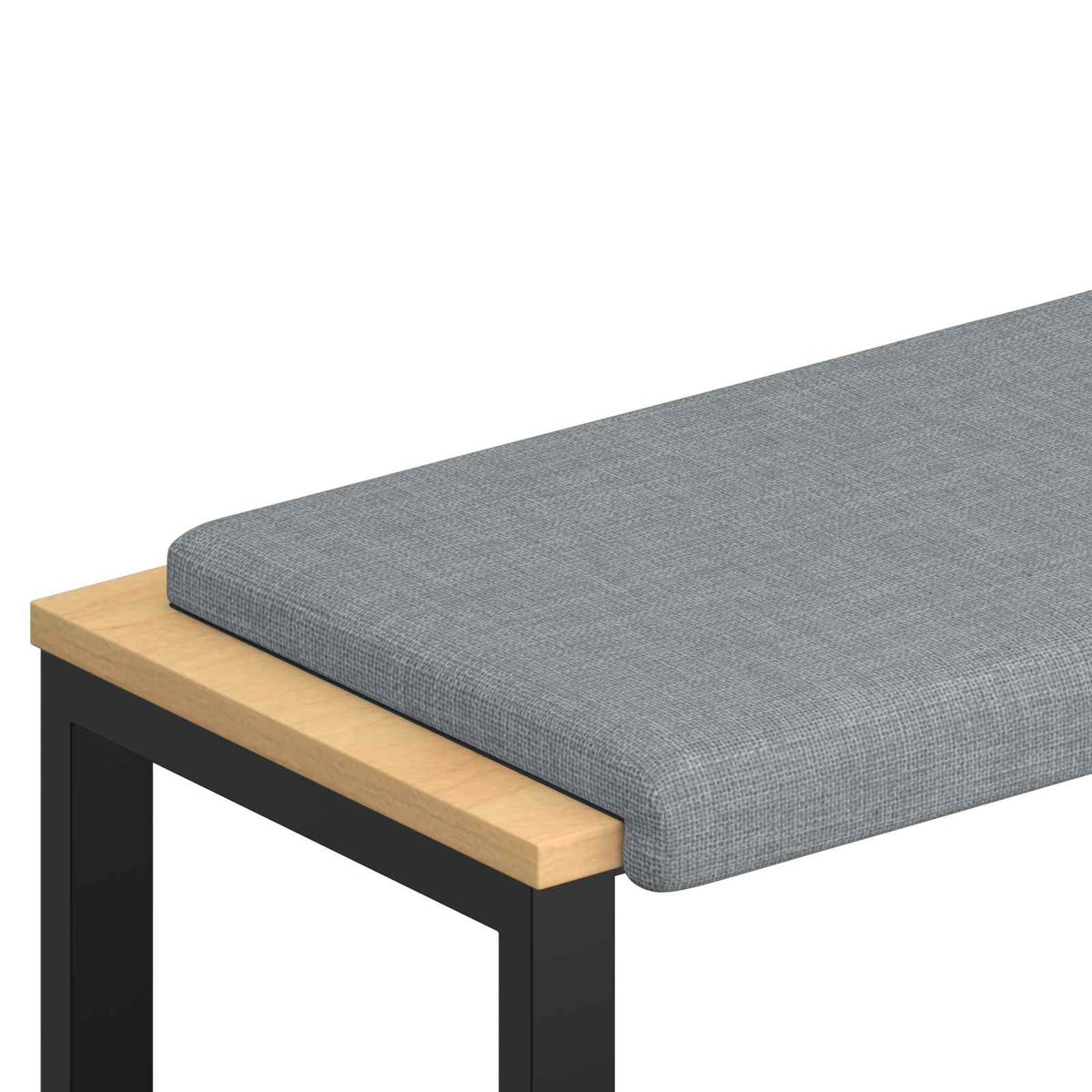 Jastučić za klupu Tkanina Svjetlosiva Dubina 35 cm
