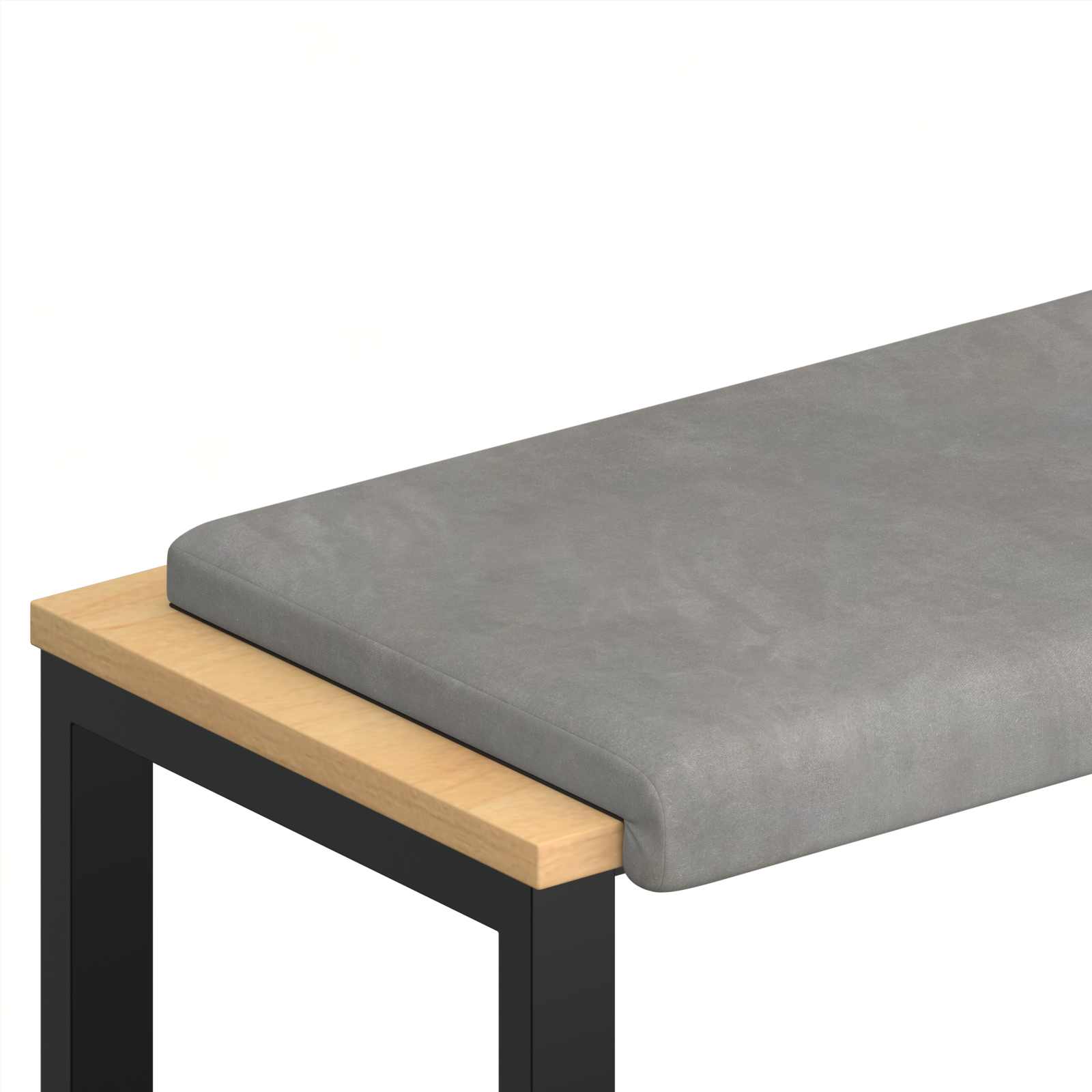 Jastučić za klupu Baršun Svjetlosiva Dubina 35 cm