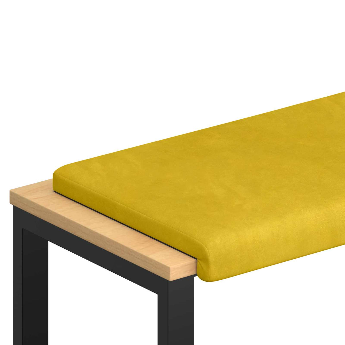 Jastučić za klupu Baršun Žuta Dubina 35 cm